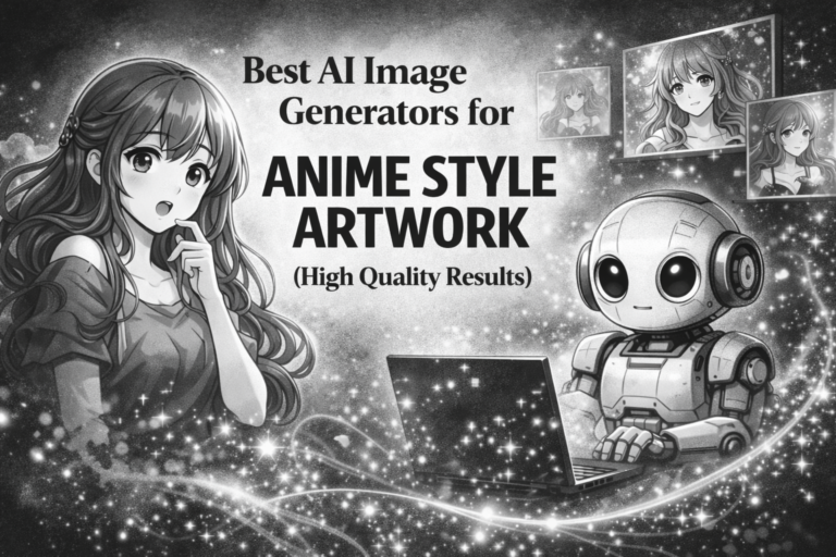 Best AI Image Generators for Anime Style Artwork (High Quality Results)