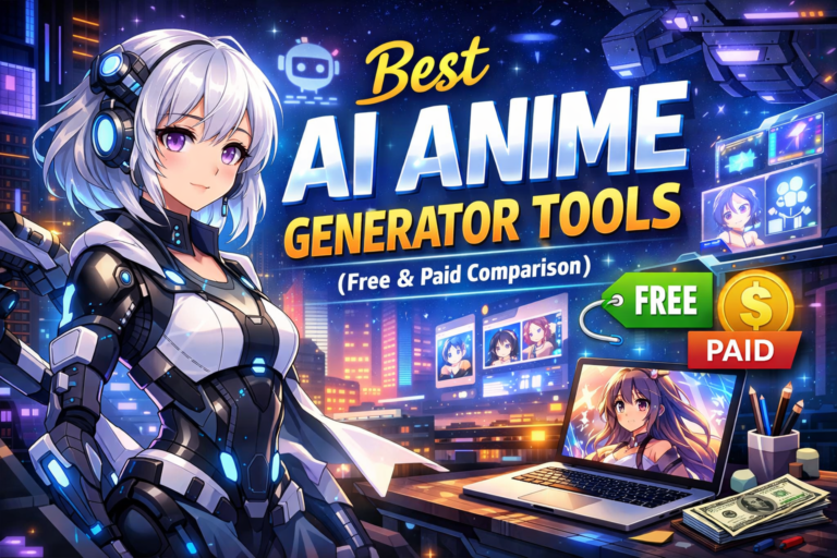 Best AI Anime Generator Tools in 2026 (Free & Paid Comparison)